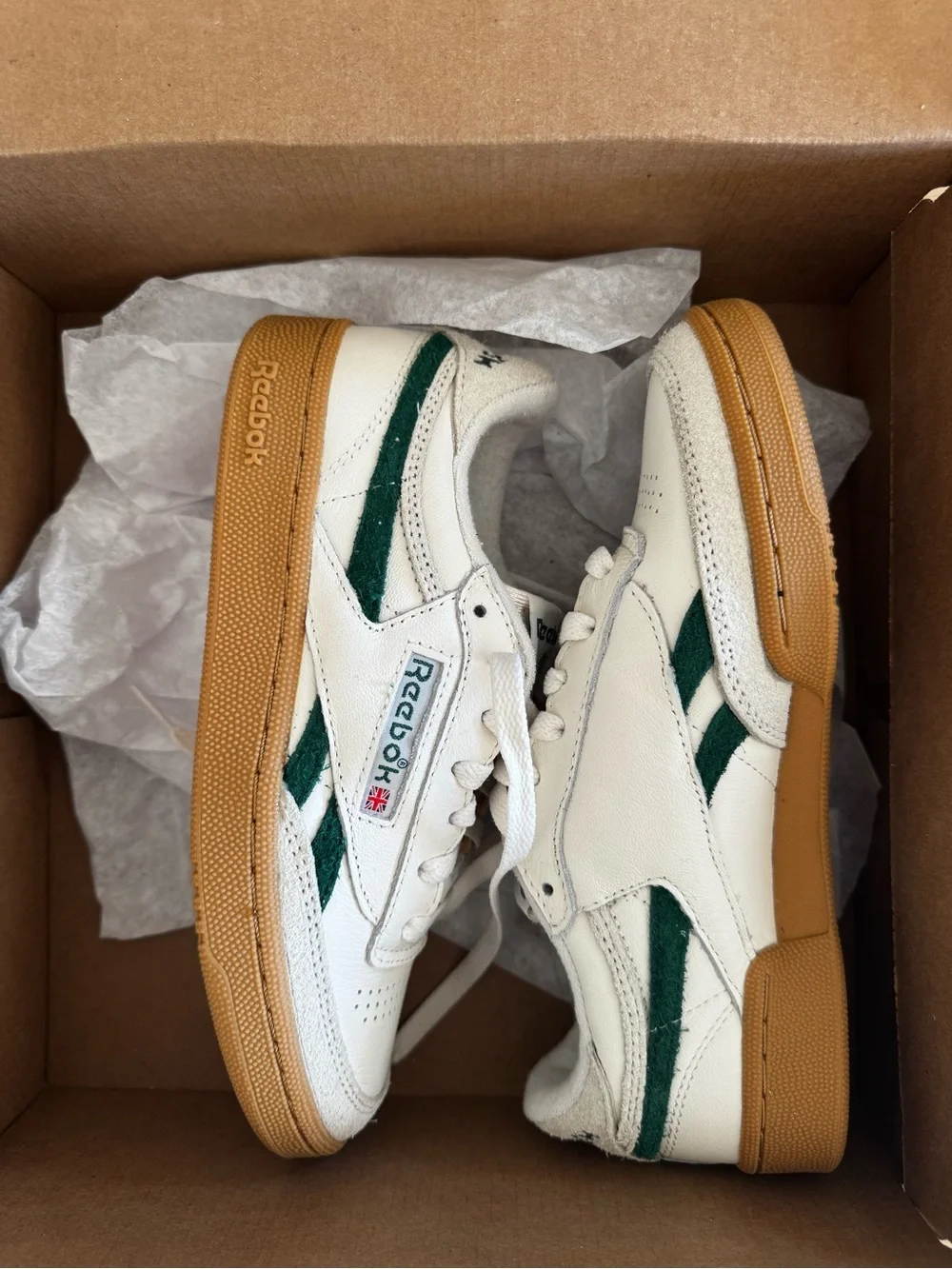 Madewell x Reebok Unisex Club C Revenge Sneakers